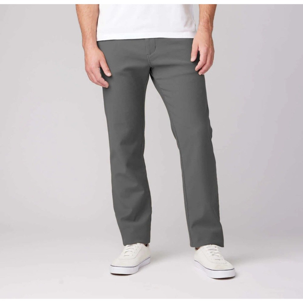 Linksoul Mens Gray Straight Leg Everyday Casual Pants 34R